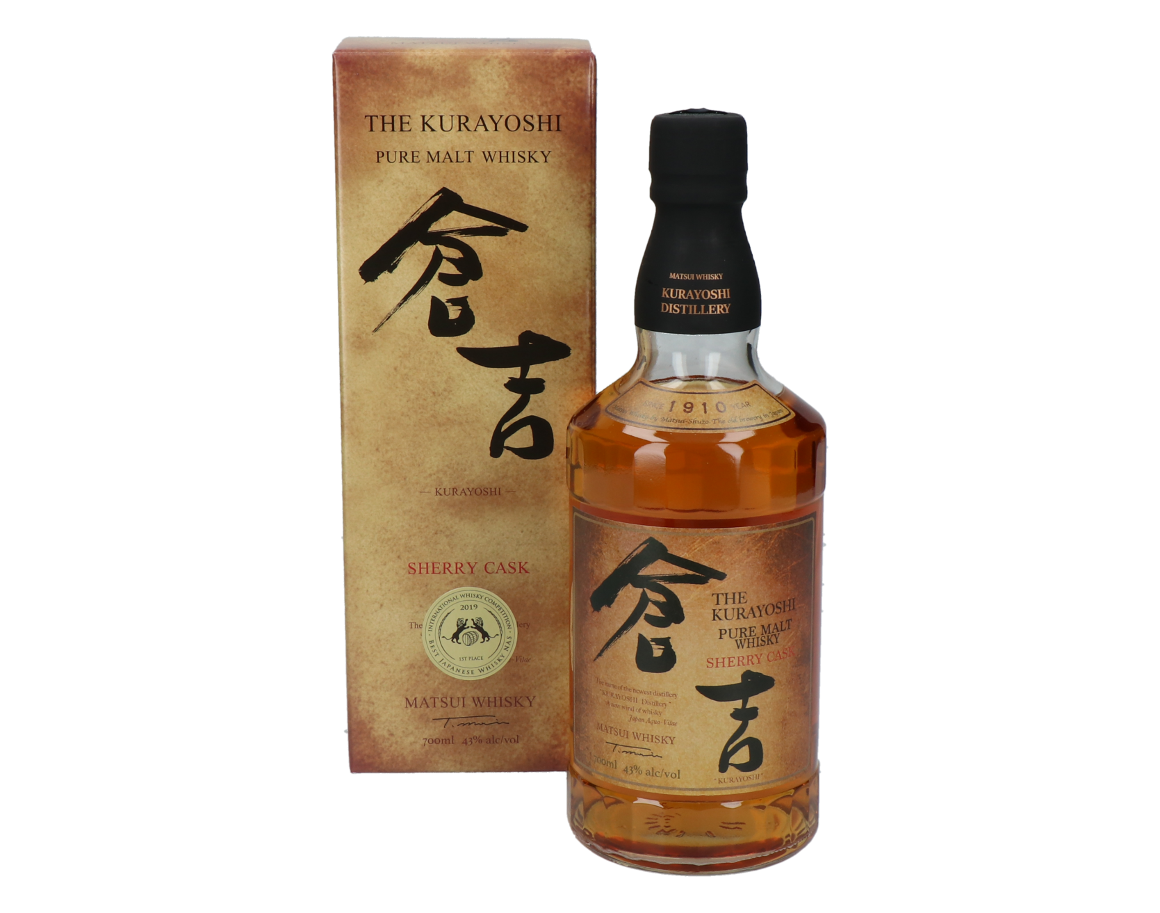The Kurayoshi Japanese Pure Malt Whisky Sherry Cask - 70cl